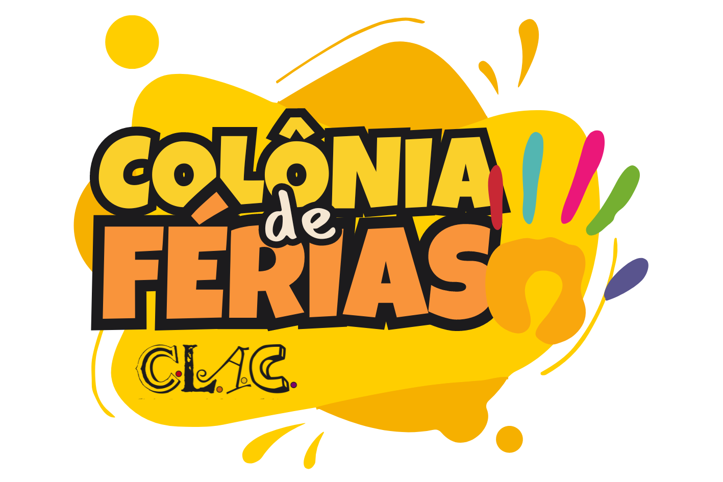 Logo Colônia de Férias CLAC
